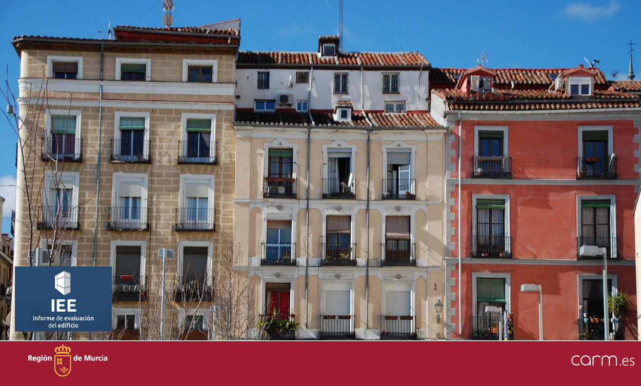 La Región de Murcia ofrecerá ayudas de hasta 20€ para elaborar el Informe de Evaluación de Edificios de viviendas antiguas.